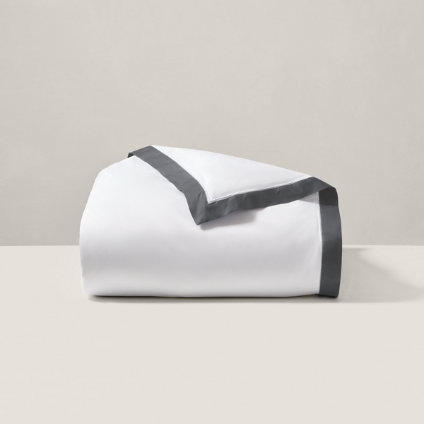 Housse de couette bordure satinette bio