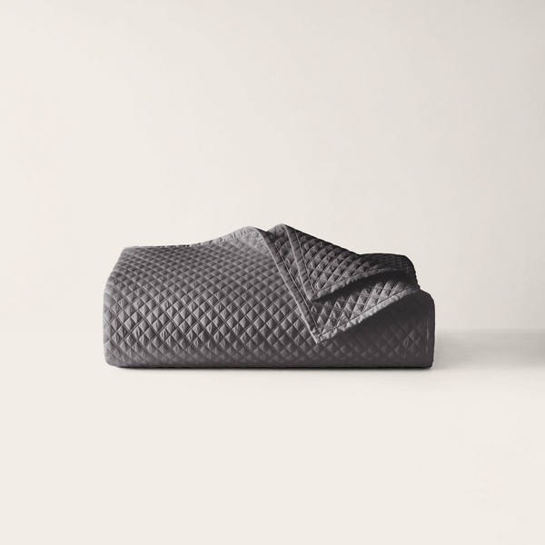 Quilted Sateen Argyle Bedding Collection