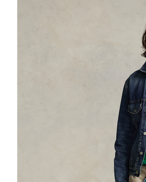 Specially washed to create a timeworn look, these stretch chino trousers are a Polo must-have.