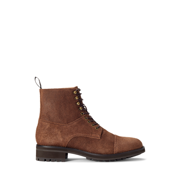suede cap toe boots