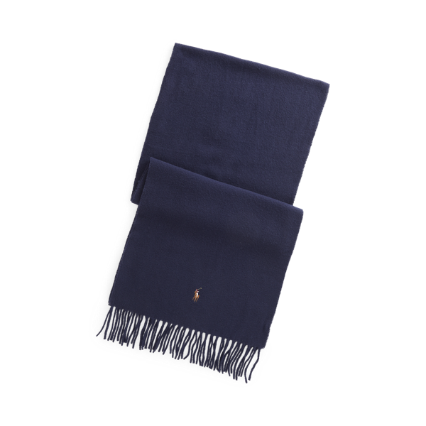 Écharpe à frange en laine vierge