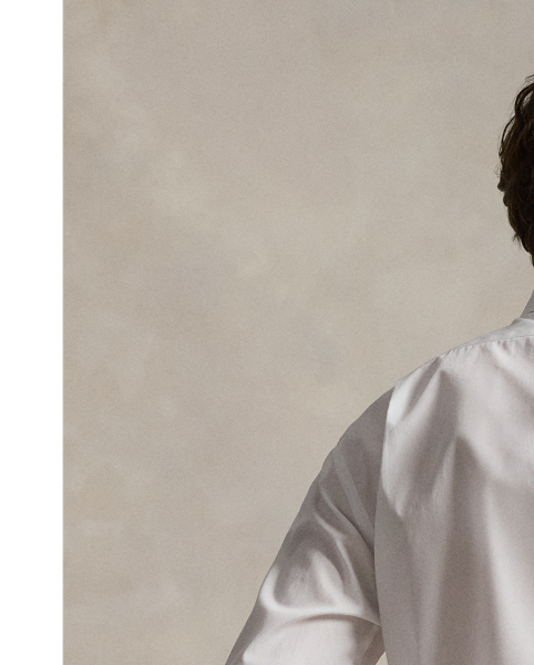 A multi-step process that includes high-tension yarn-spinning gives this shirt's pure cotton fabric a hint of stretch.