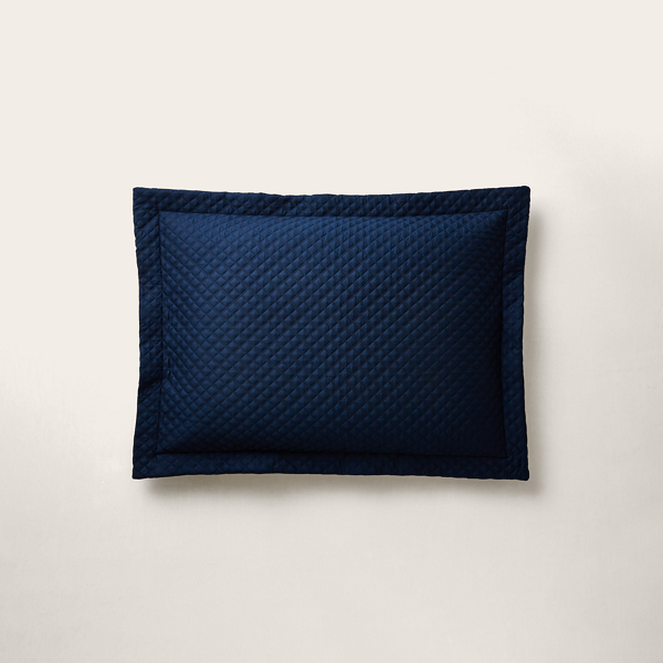 Housse pour coussin matelassée argyle