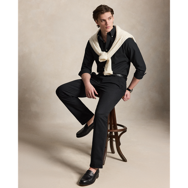 Specially washed to create a perfectly broken-in look, these stretch cotton chino trousers are a Polo essential for any day of the week.