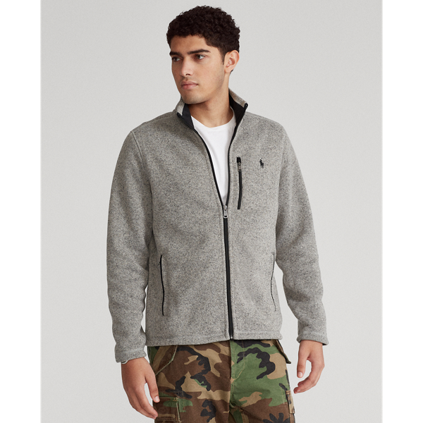 polo ralph lauren fleece mockneck jacket