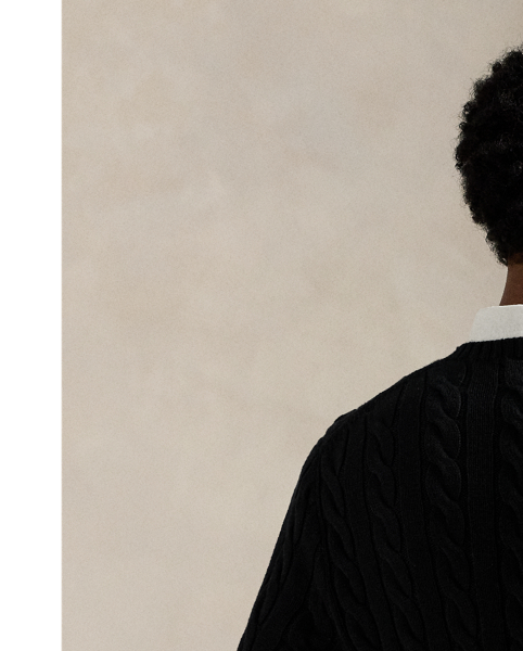 This cotton jumper combines two of Polo's most iconic design elements: a textural cable-knit motif and our signature embroidered Pony.