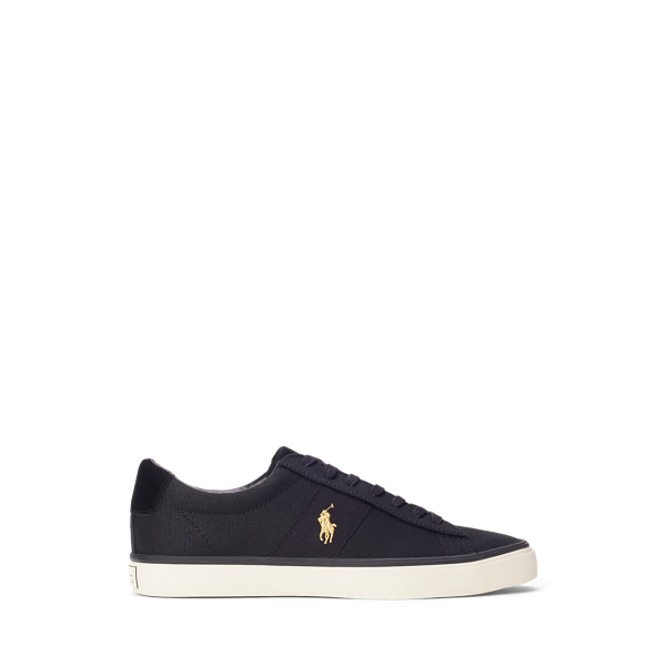 polo ralph lauren sayer canvas trainer