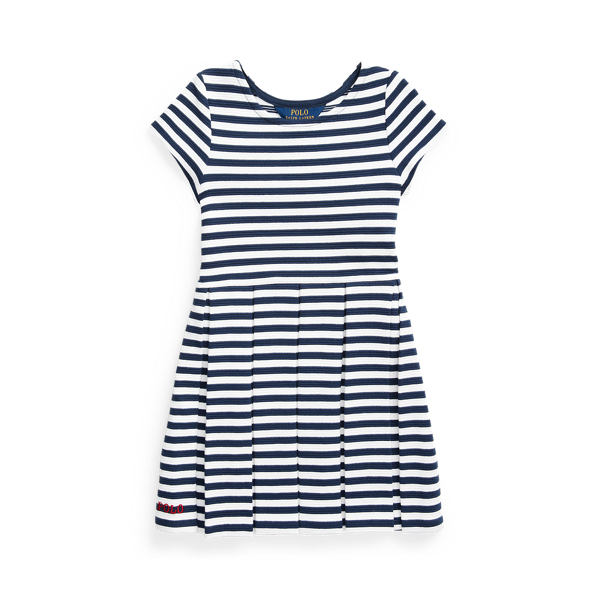 GIRLS 1.5-6.5 YEARS Robe côtelée rayée 1