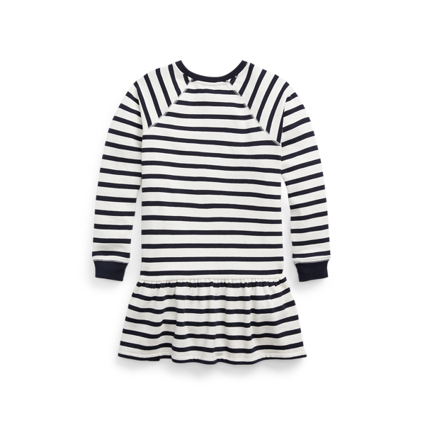 GIRLS 7-14 YEARS Polo Bear Cotton Fleece Dress 3
