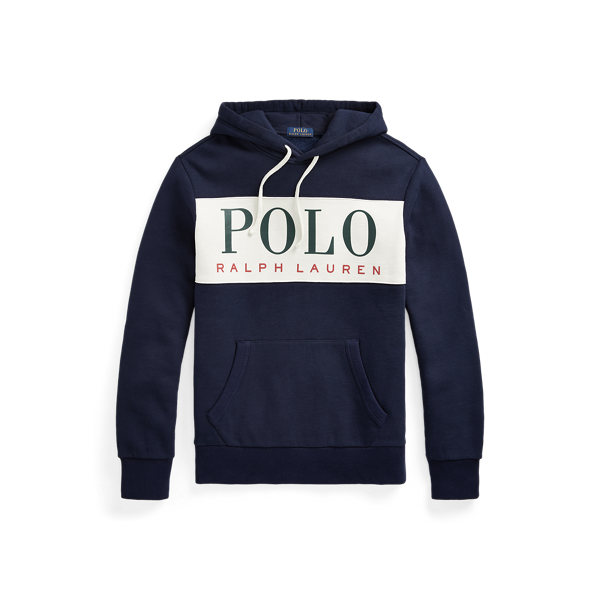 Sweat à capuche logo en molleton