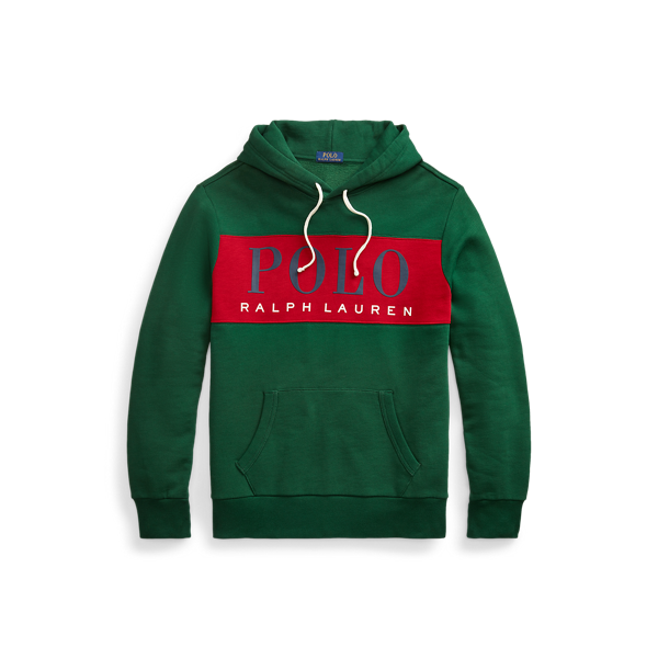 Sweat à capuche logo en molleton