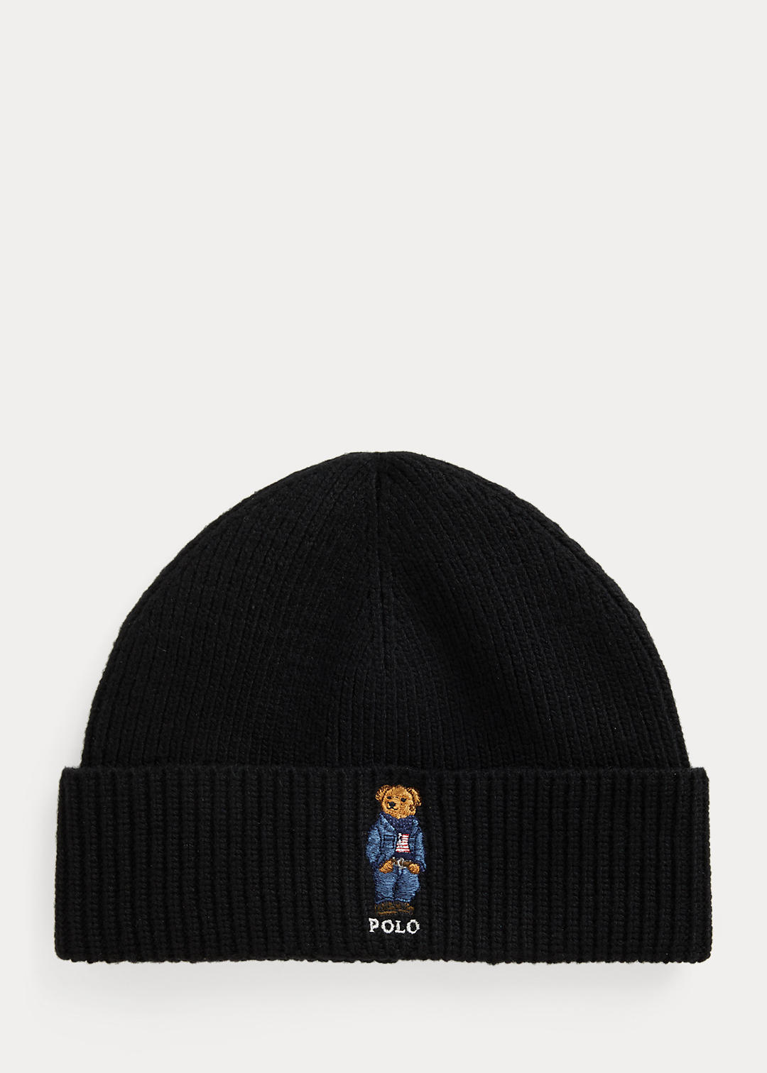 Accessories Caps Knitted Hats Ralph Lauren Knitted Hat blue embroidered lettering casual look 