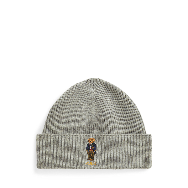 Polo Bear Rib-Knit Beanie