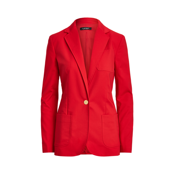 ralph lauren women's red blazer