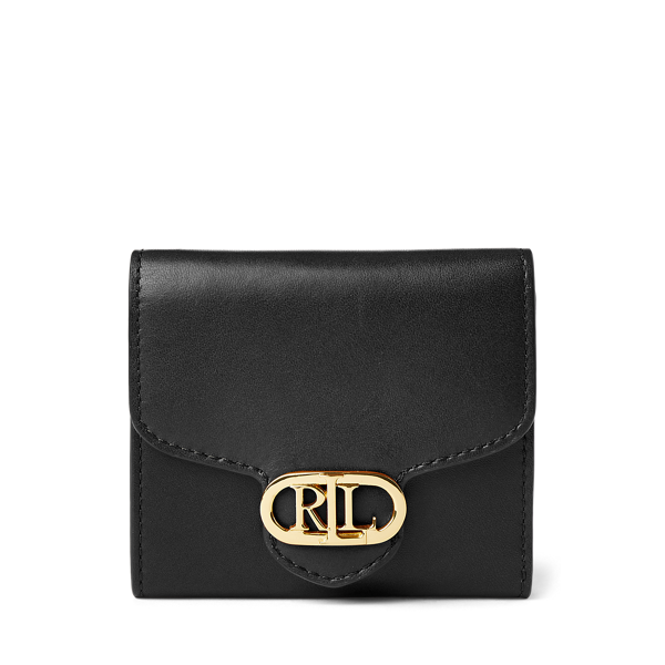 Portefeuille compact en cuir