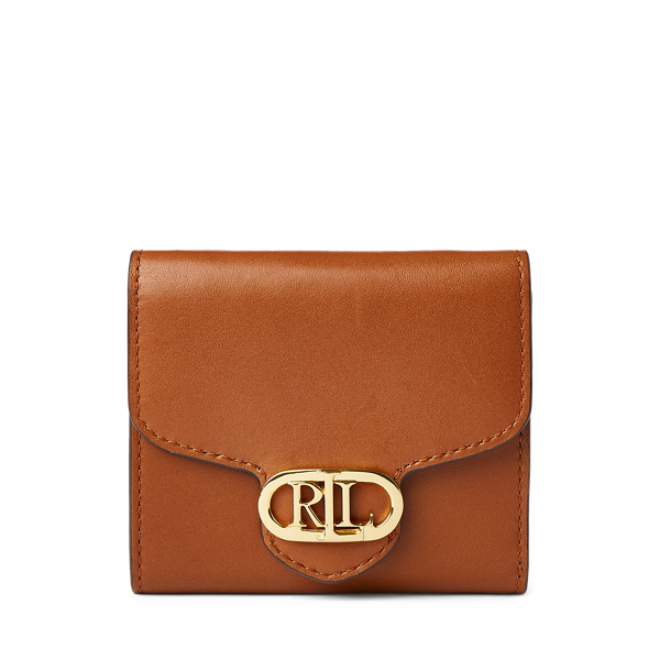 Portefeuille compact en cuir