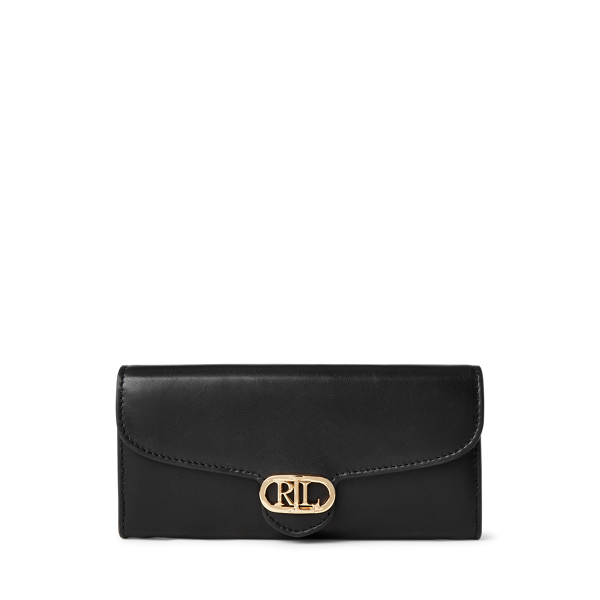 Portefeuille continental en cuir