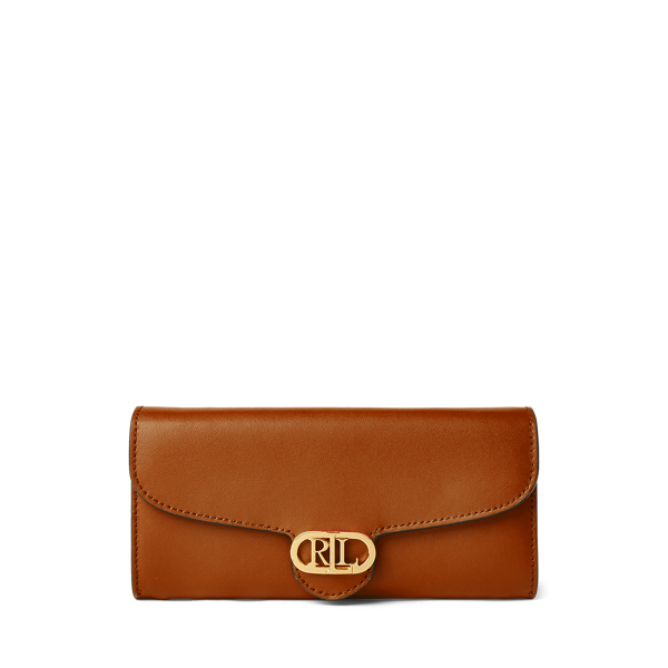 Portefeuille continental en cuir