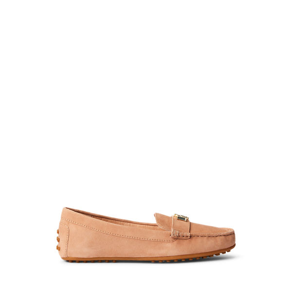 ralph lauren barnsbury suede loafer
