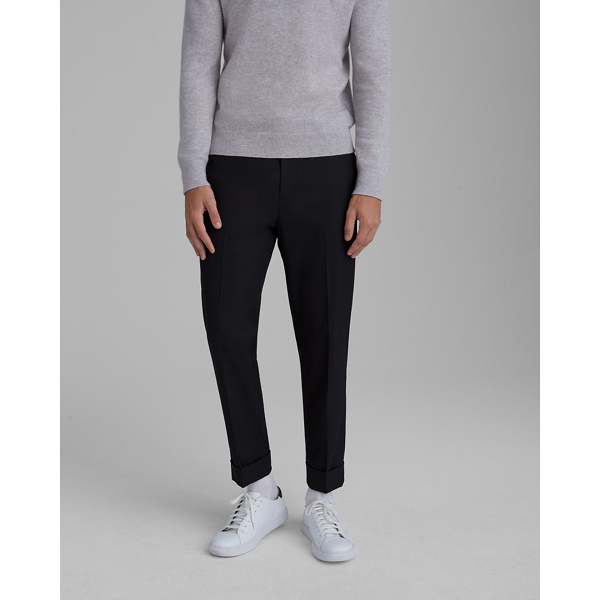 Image of Club Monaco Black Drainpipe Pants in Size