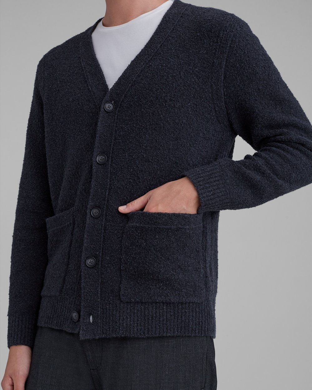 club monaco boucle coat