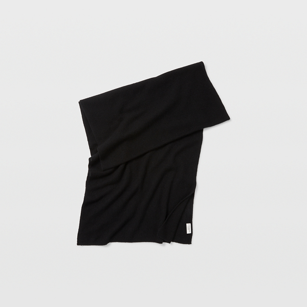 Image of Club Monaco Black Adele Cashmere Scarf in Size One Size