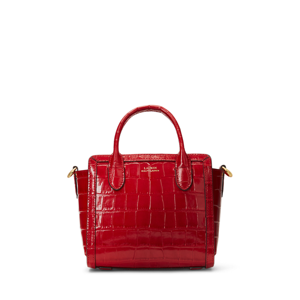 Embossed Leather Small Tyler Tote for Women | Ralph Lauren® IE