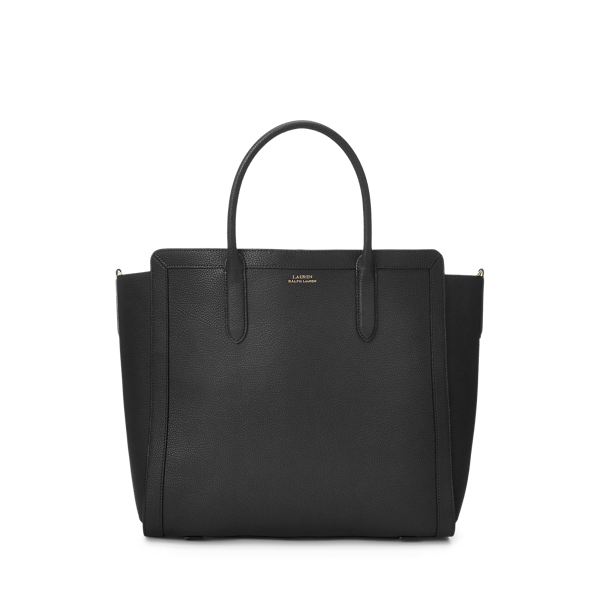 Grand cabas Tyler en cuir chagrin