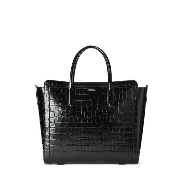 Grand cabas Tyler en cuir gaufré