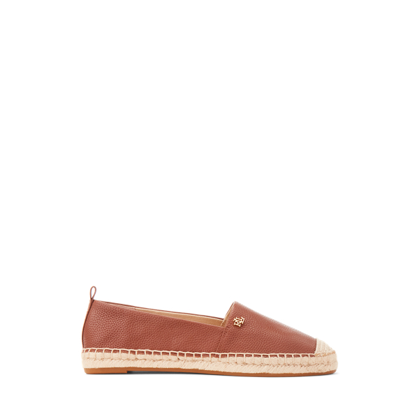 cameryn tumbled leather espadrille