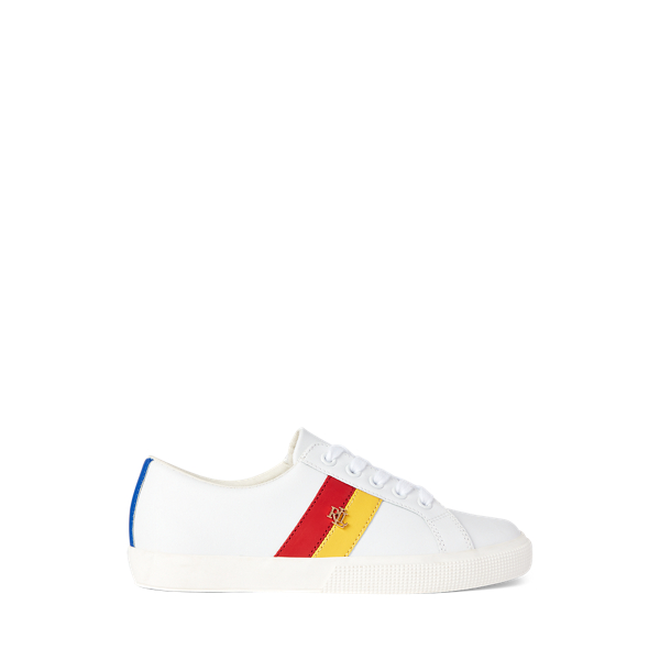 ralph lauren ladies white trainers