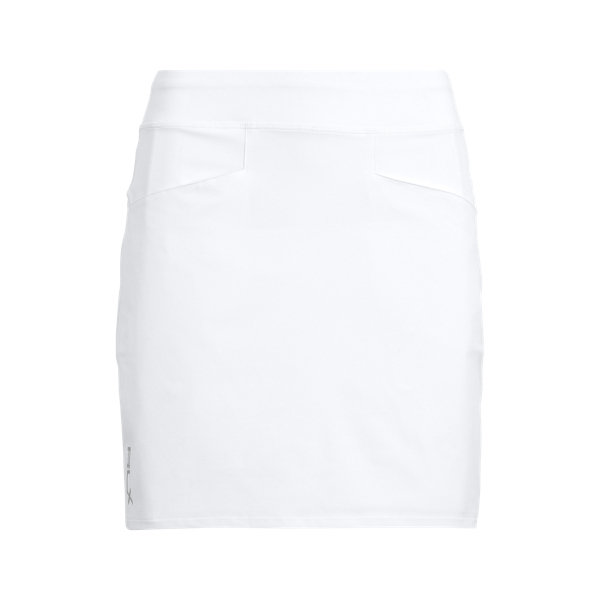 Back-Pleated Stretch Skort