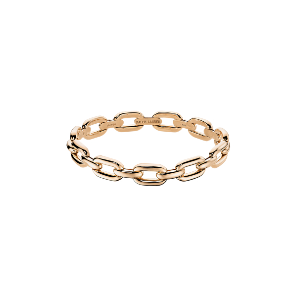 Pulseira em ouro rosa com corrente