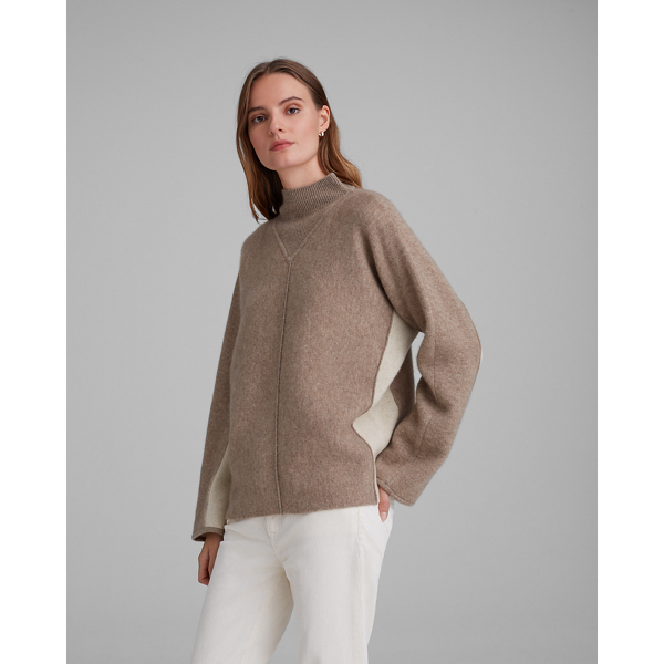 mock neck cashmere