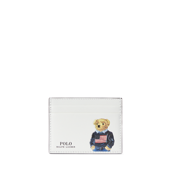 Porte-cartes Polo Bear en cuir