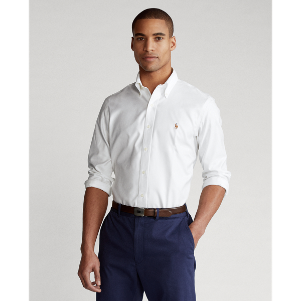 Polo Ralph Lauren Classic Fit Oxford Shirt In Light Blue