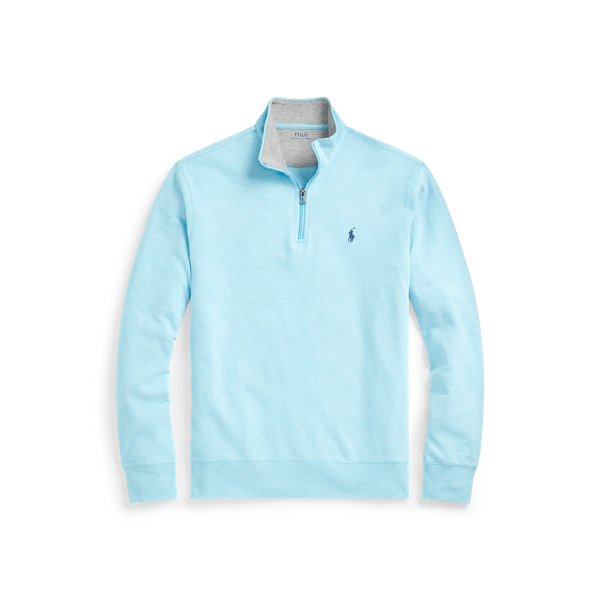 zip up polo sweater