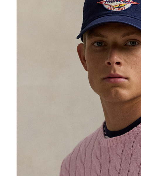 This cotton jumper combines two of Polo's most iconic design elements: a textural cable-knit motif and our signature embroidered Pony.