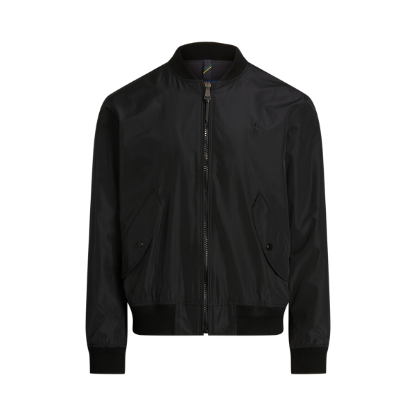 polo jacket black