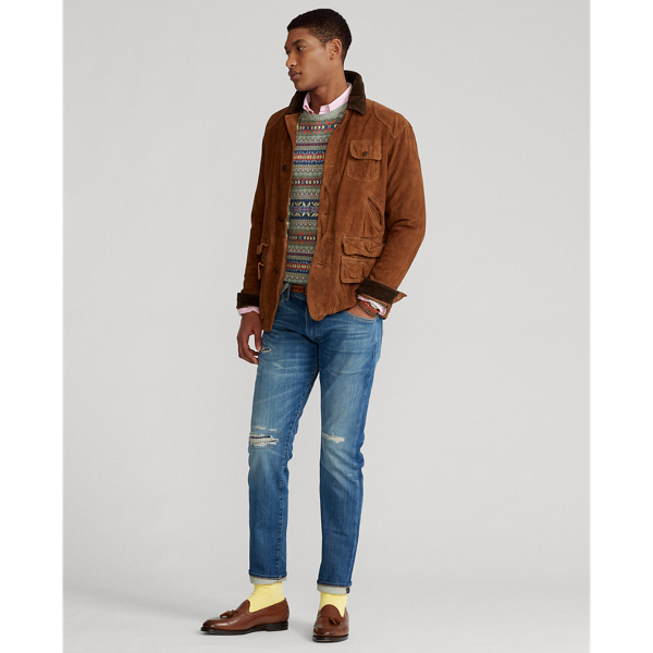 POLO RALPH LAUREN SUEDE UTILITY JACKET