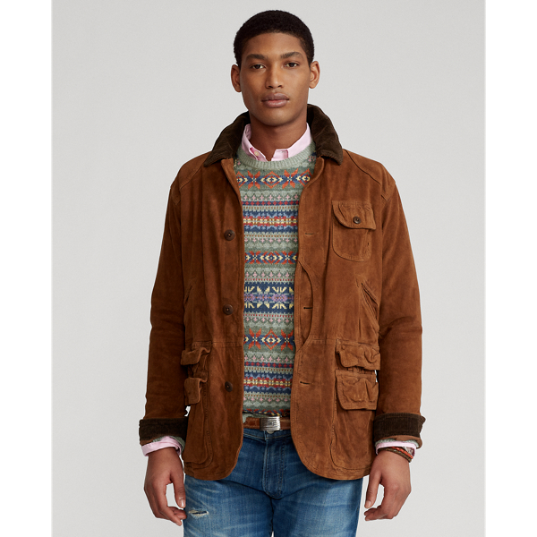 POLO RALPH LAUREN SUEDE UTILITY JACKET