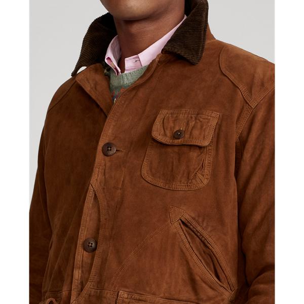 POLO RALPH LAUREN SUEDE UTILITY JACKET