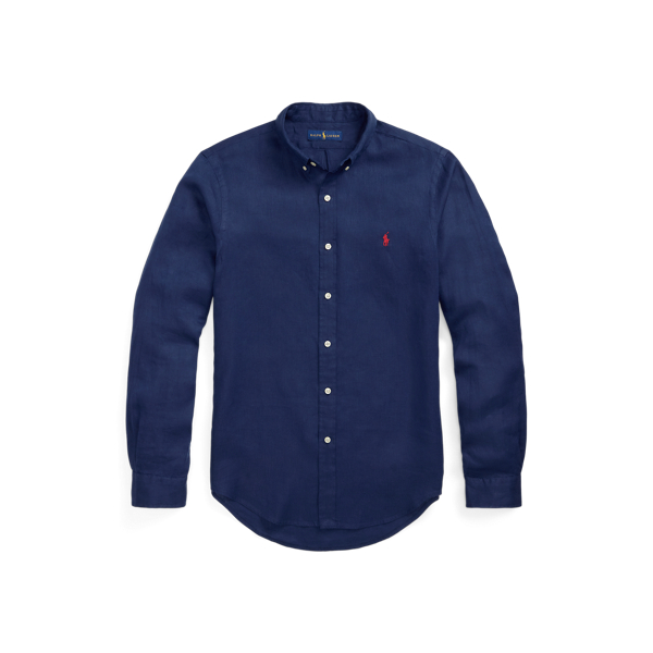 Camisa de linho Slim Fit