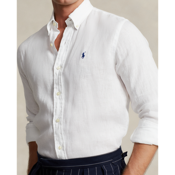 linnen overhemd ralph lauren