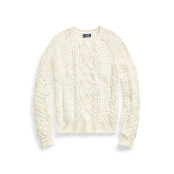 polo ralph lauren iconic fisherman's sweater