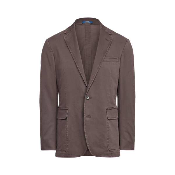 Polo Ralph Lauren Polo Unconstructed Chino Suit Jacket In Grey Ghost