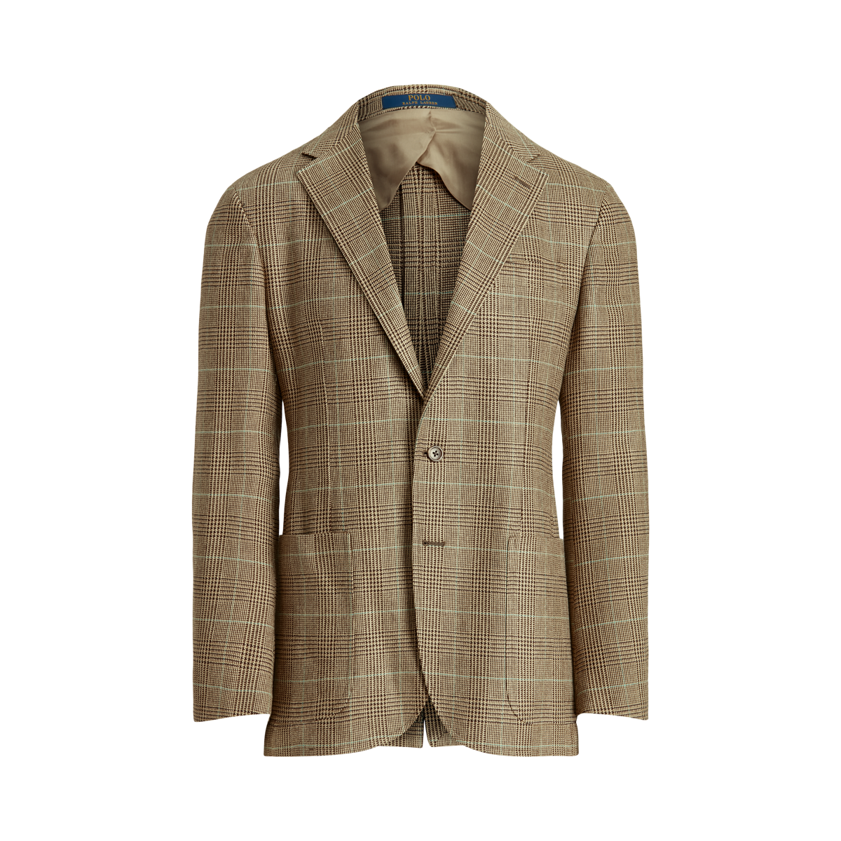 Polo Soft Plaid Tweed Suit Jacket