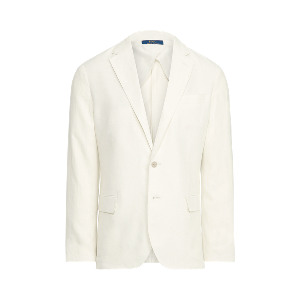 Ralph Lauren Polo Soft Linen Suit Jacket In Cream