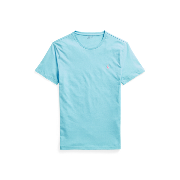 Polo Ralph Lauren Jersey Crewneck T-shirt In French Turquoise