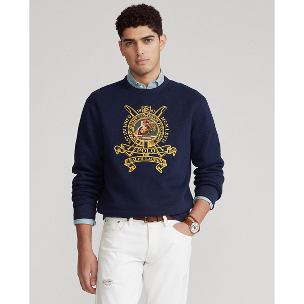 embroidered fleece sweatshirts